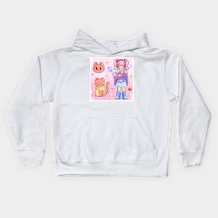 Cats in Fashion Kids Hoodie